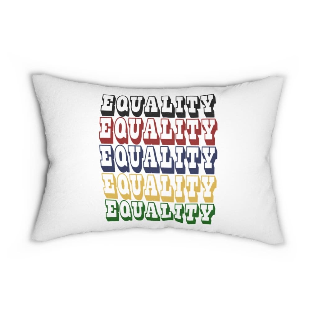Decorative Lumbar Throw Pillow - Equality - Multicolor-1