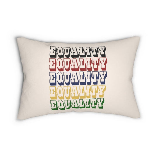 Decorative Lumbar Throw Pillow - Equality - Multicolor-0