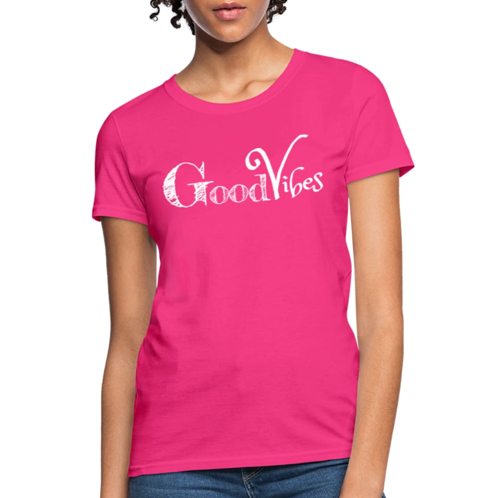 Womens T-shirt - Good Vibes Graphic Tee-1